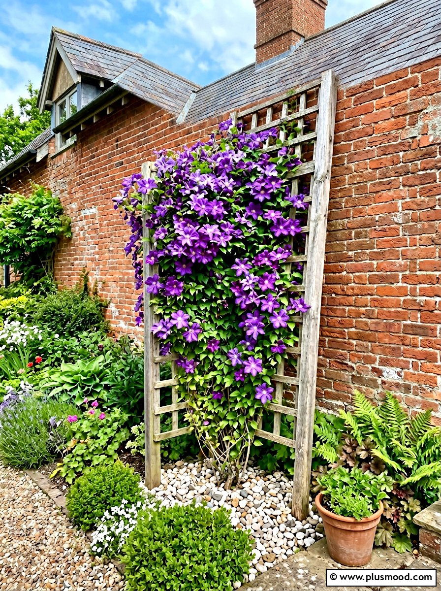 Trellis Climbing Wall - 25 summer garden ideas on a budget