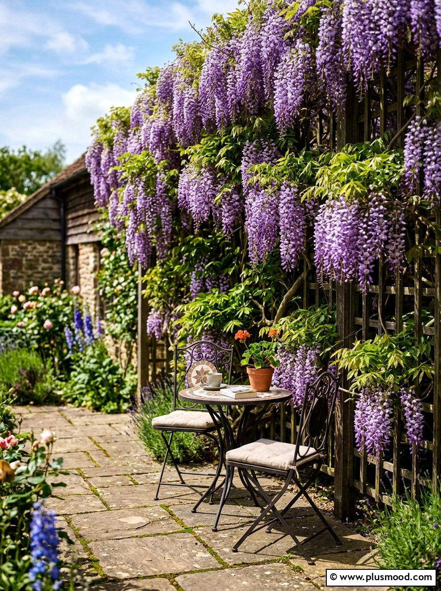 Trellis With Vines - 25 summer patio ideas for hot weather