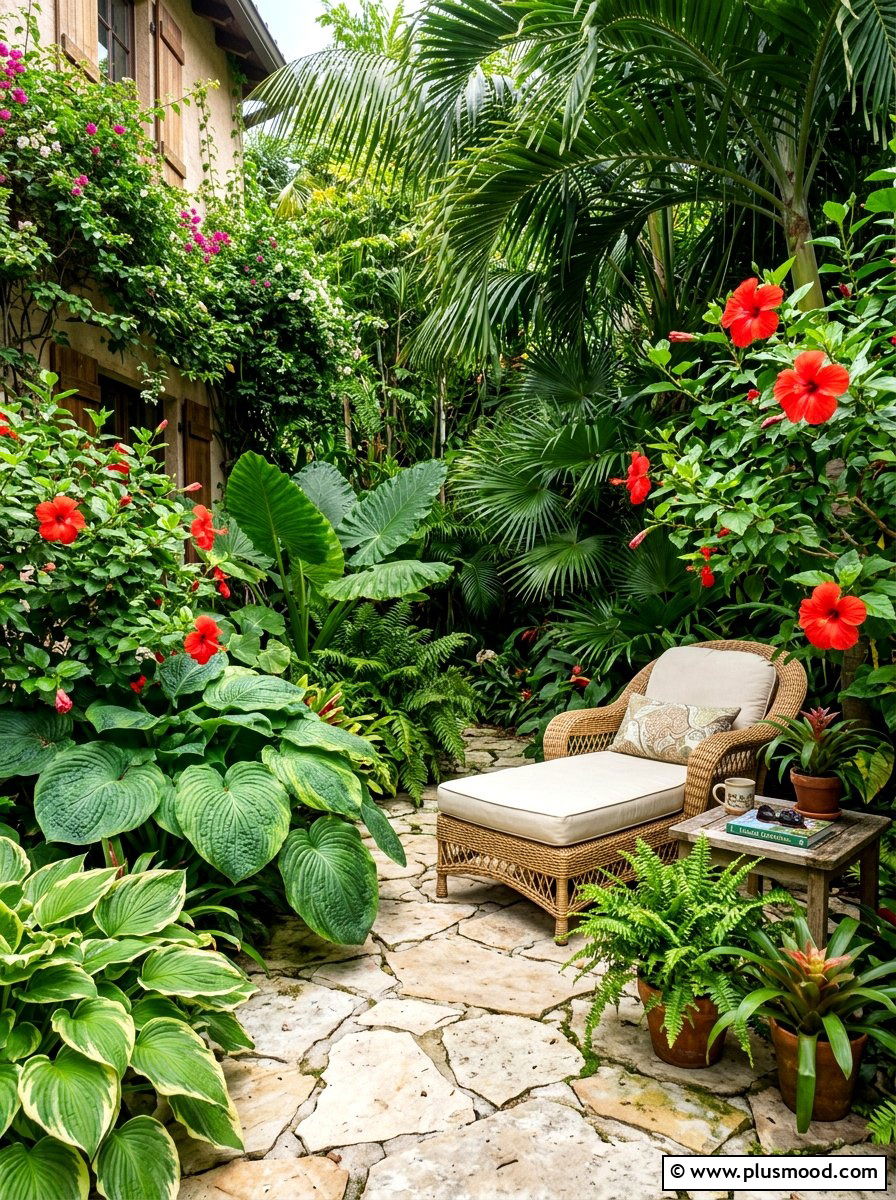 Tropical Backyard Retreat - 25 trending summer garden ideas