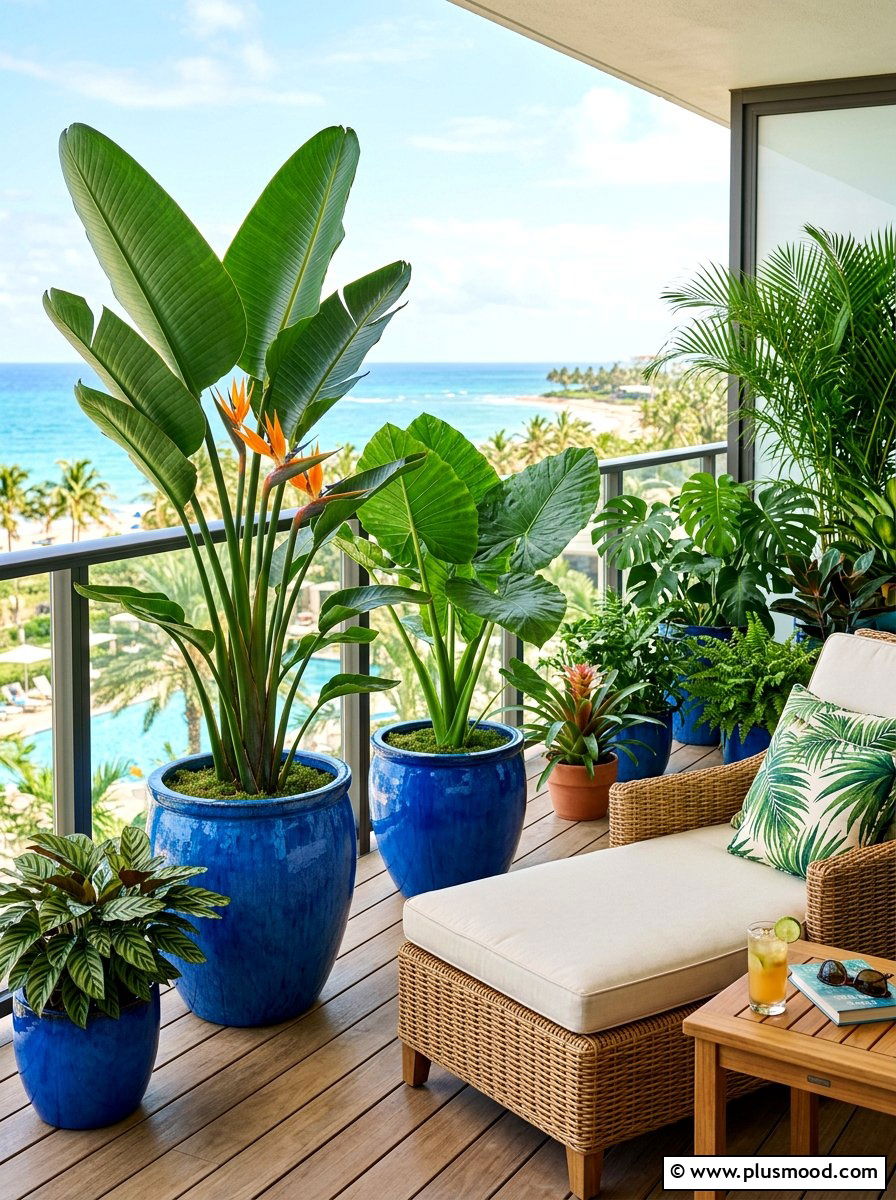 Tropical Balcony Garden Plants - 25 summer balcony garden ideas