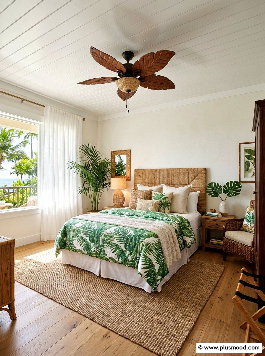 Tropical Bedroom Decor - 25 summer decor ideas for open concept homes