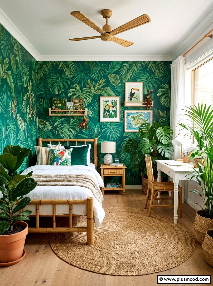 Tropical Boys Bedroom - 25 summer boys bedroom ideas