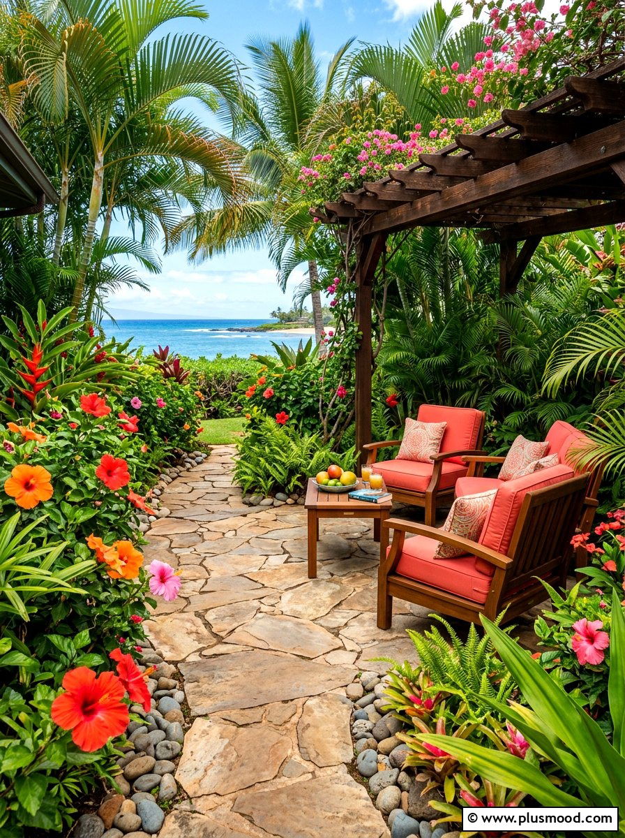 Tropical Coastal Backyard - 25 summer coastal patio ideas