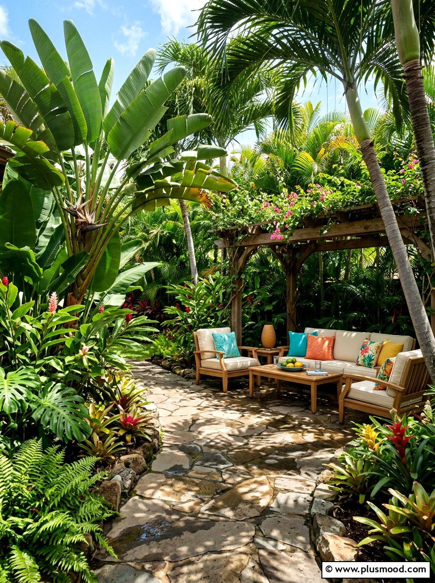 Tropical Garden Patio - 25 summer patio ideas for hot weather