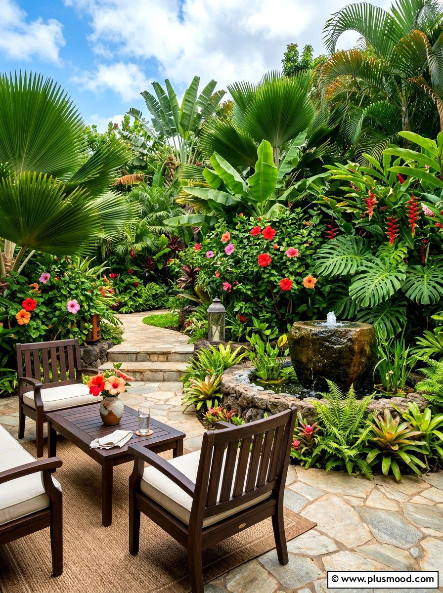 Tropical Garden Patio - 25 best summer patio ideas