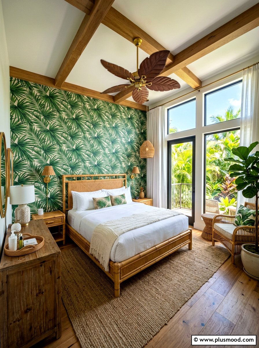 Tropical Guest Room - 25 summer house decor ideas