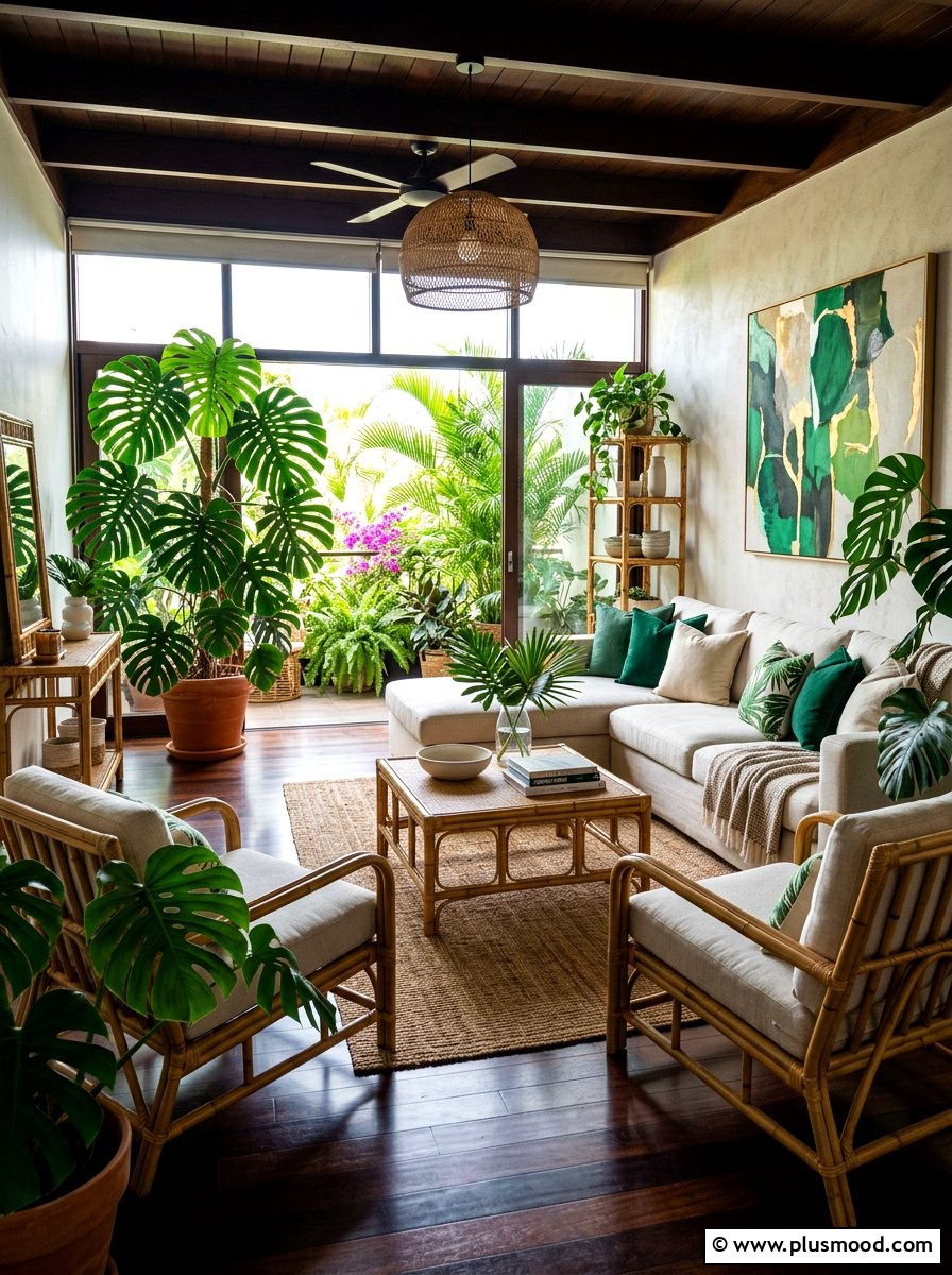 Tropical Living Room Theme - 25 summer refreshing living room ideas