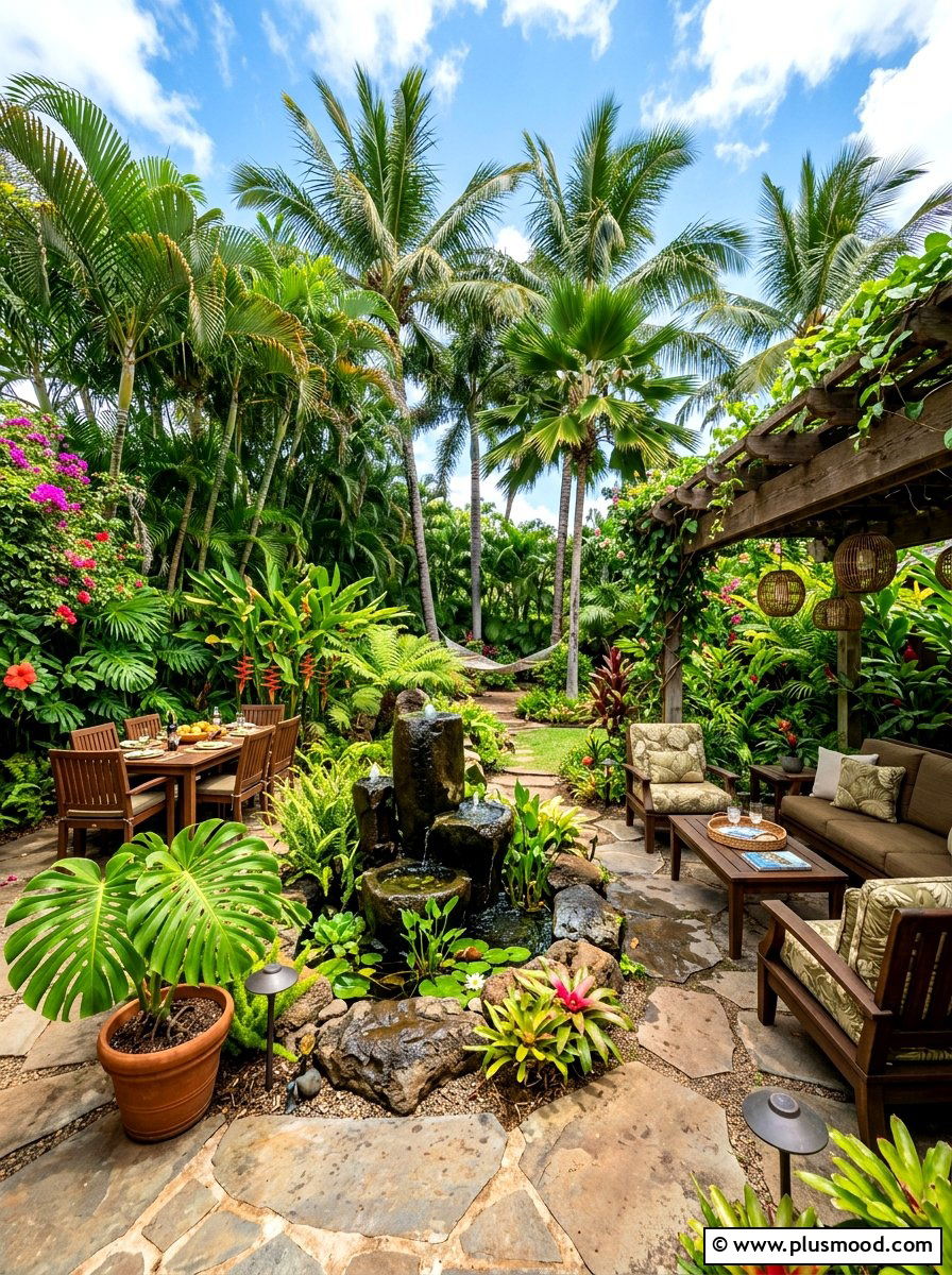 Tropical Oasis Patio - 25 trending summer patio ideas
