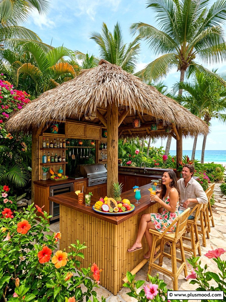 Tropical Outdoor Kitchen - 25 summer kitchen ideas