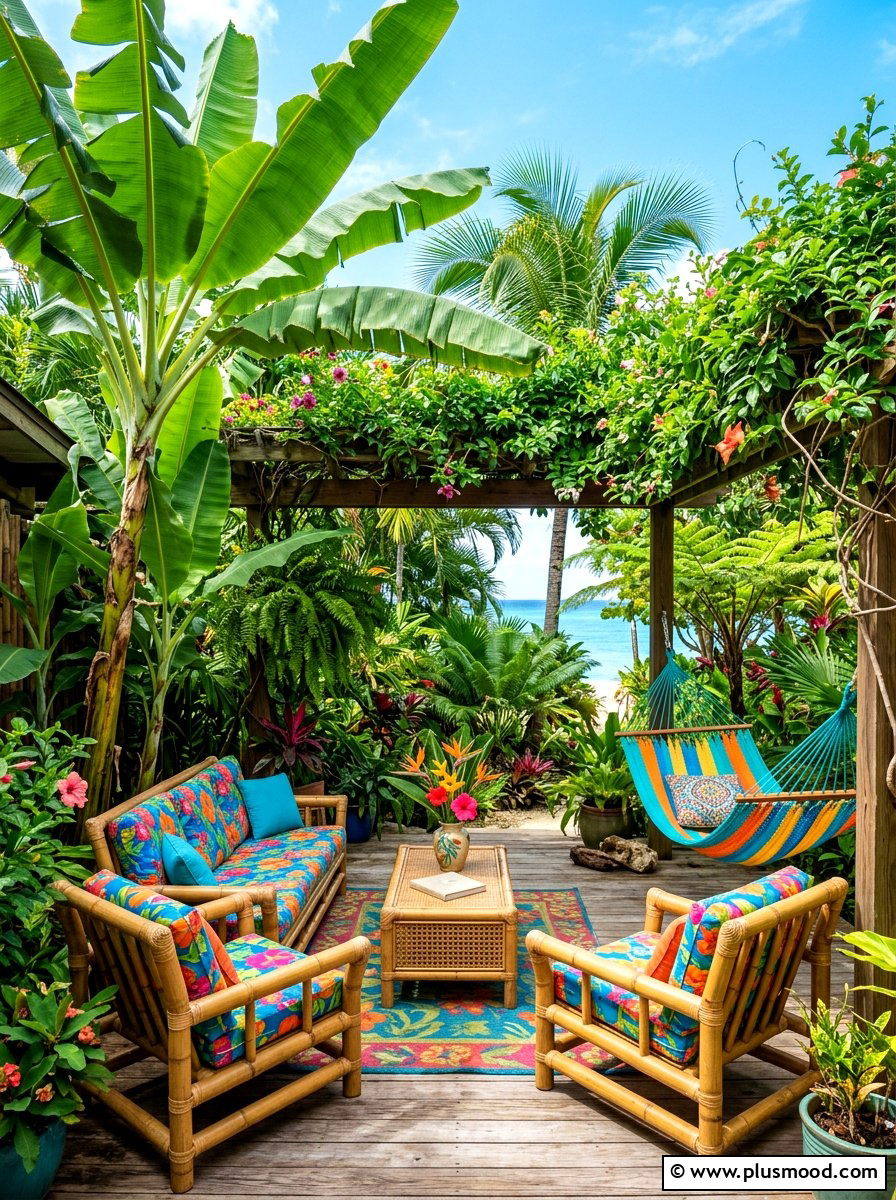 Tropical Patio - 25 summer patio decor ideas