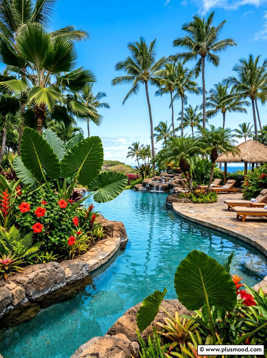Tropical Pool Landscaping - 25 summer pool landscaping ideas