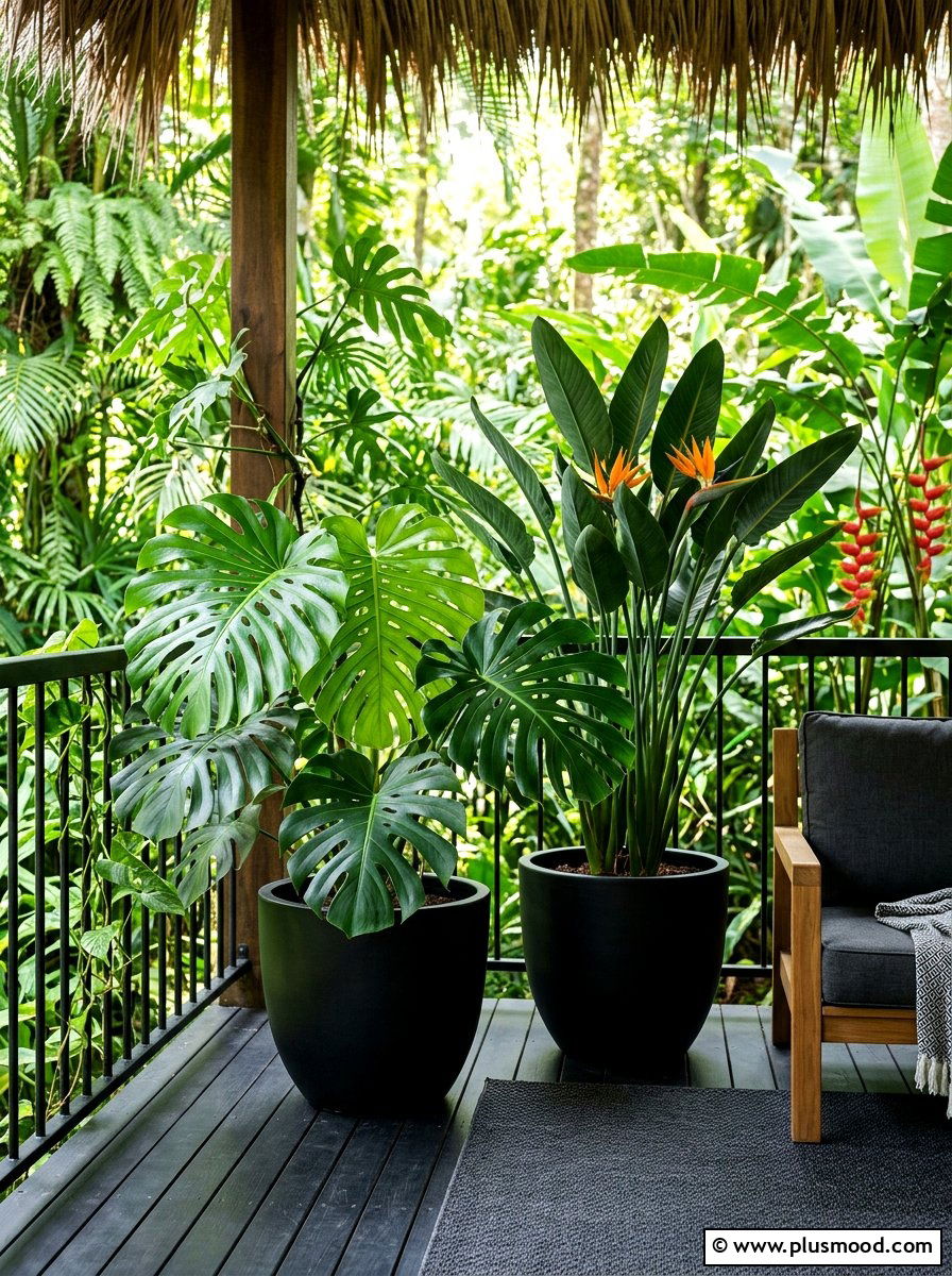 Tropical Porch Plants - 25 summer narrow porch ideas