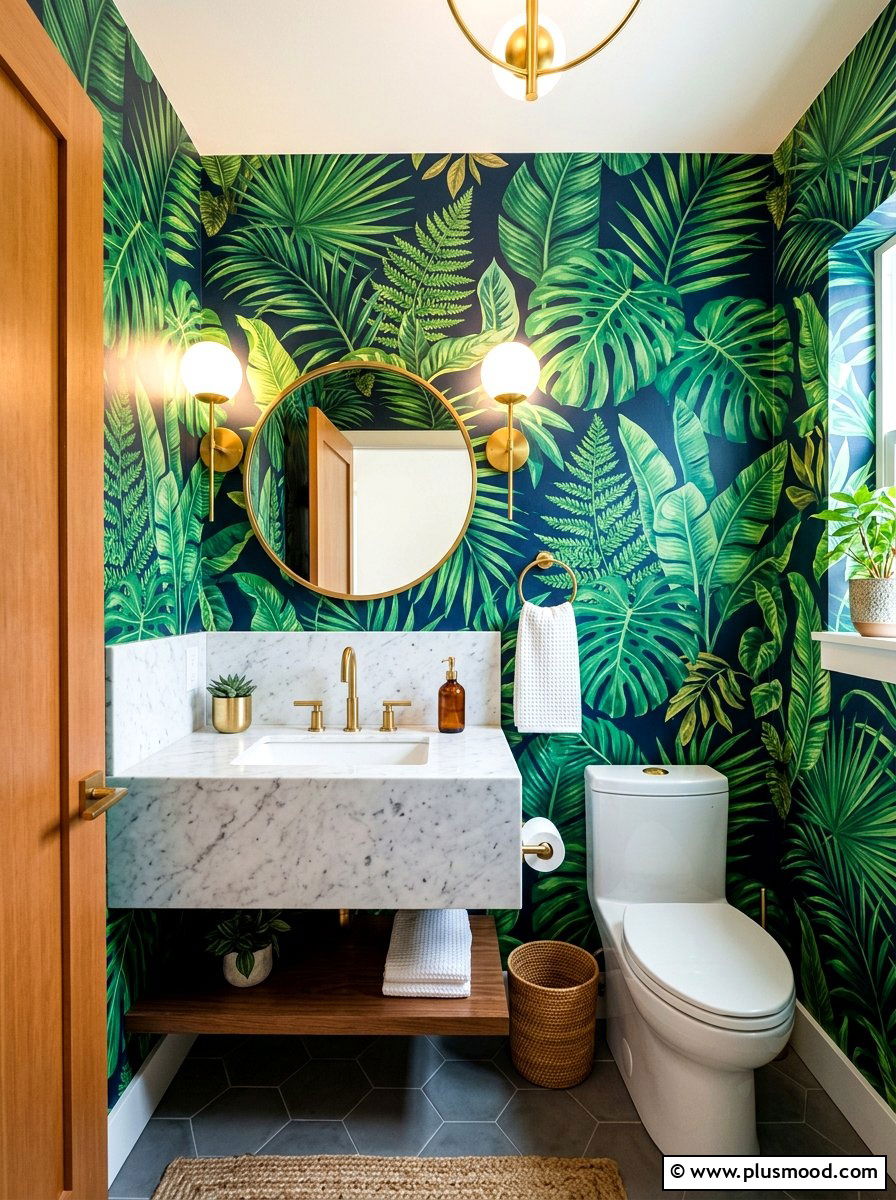 Tropical Wallpaper - 25 summer home makeover ideas