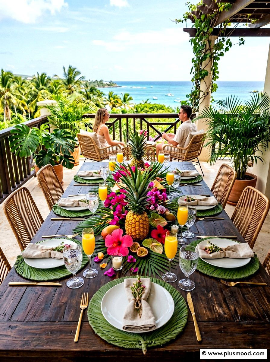 Tropical brunch decor - 25 summer brunch party ideas for summer
