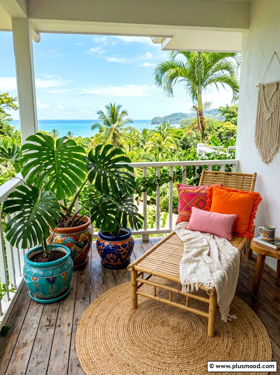 Tropical decor - 25 summer balcony decor ideas