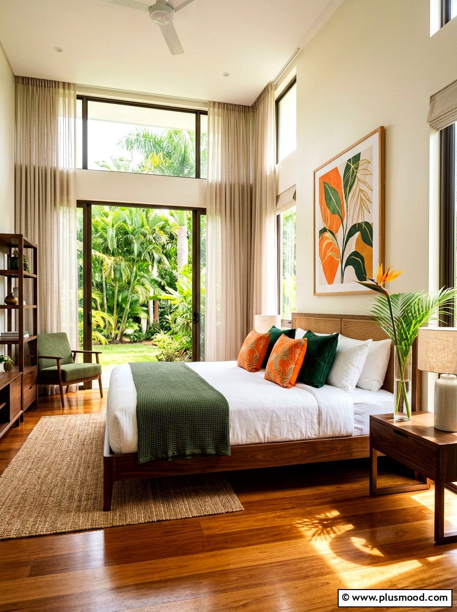 Tropical flower bedroom - 25 summer flower decor ideas for bedroom