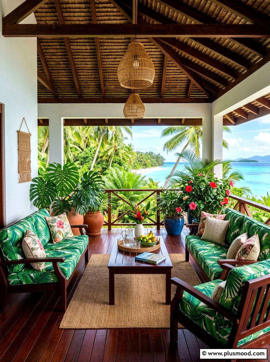 Tropical island porch style - 25 summer coastal porch ideas