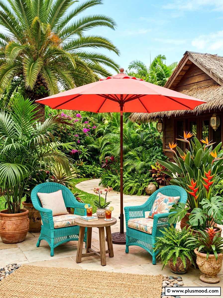 Tropical summer patio retreat - 25 late summer patio decor ideas