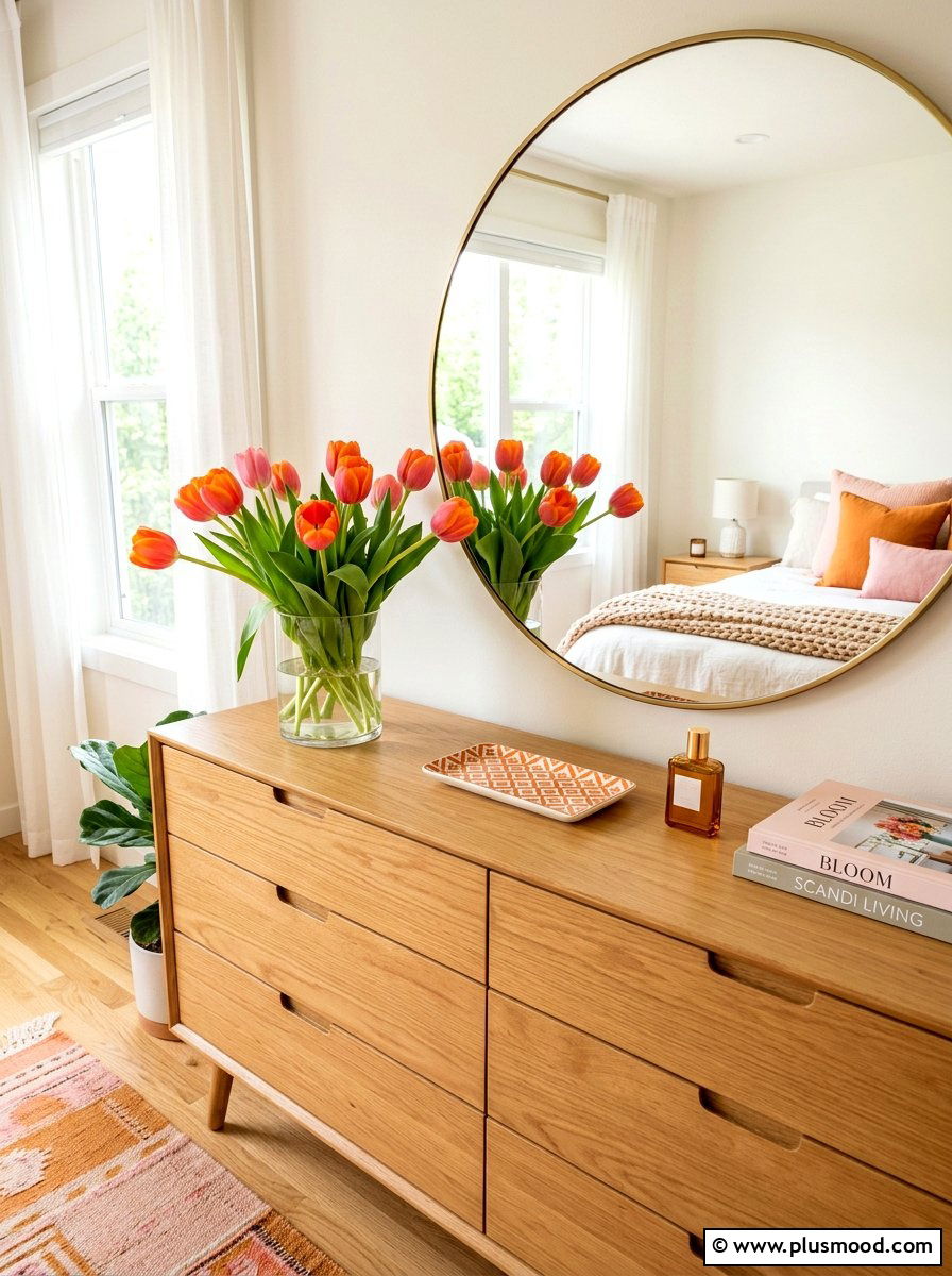 Tulip vase bedroom - 25 summer flower decor ideas for bedroom