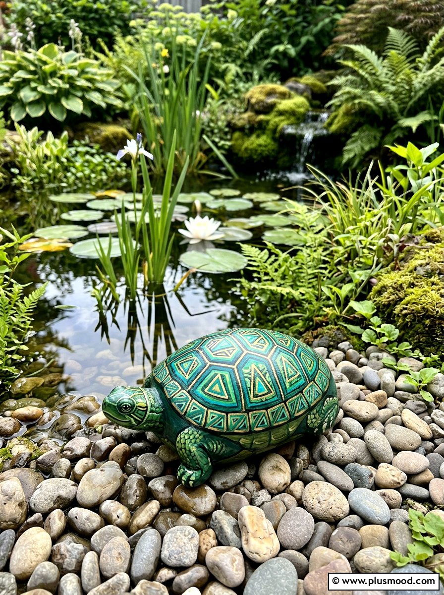 Turtle Painted Rock - 25 painted rock ideas with animals