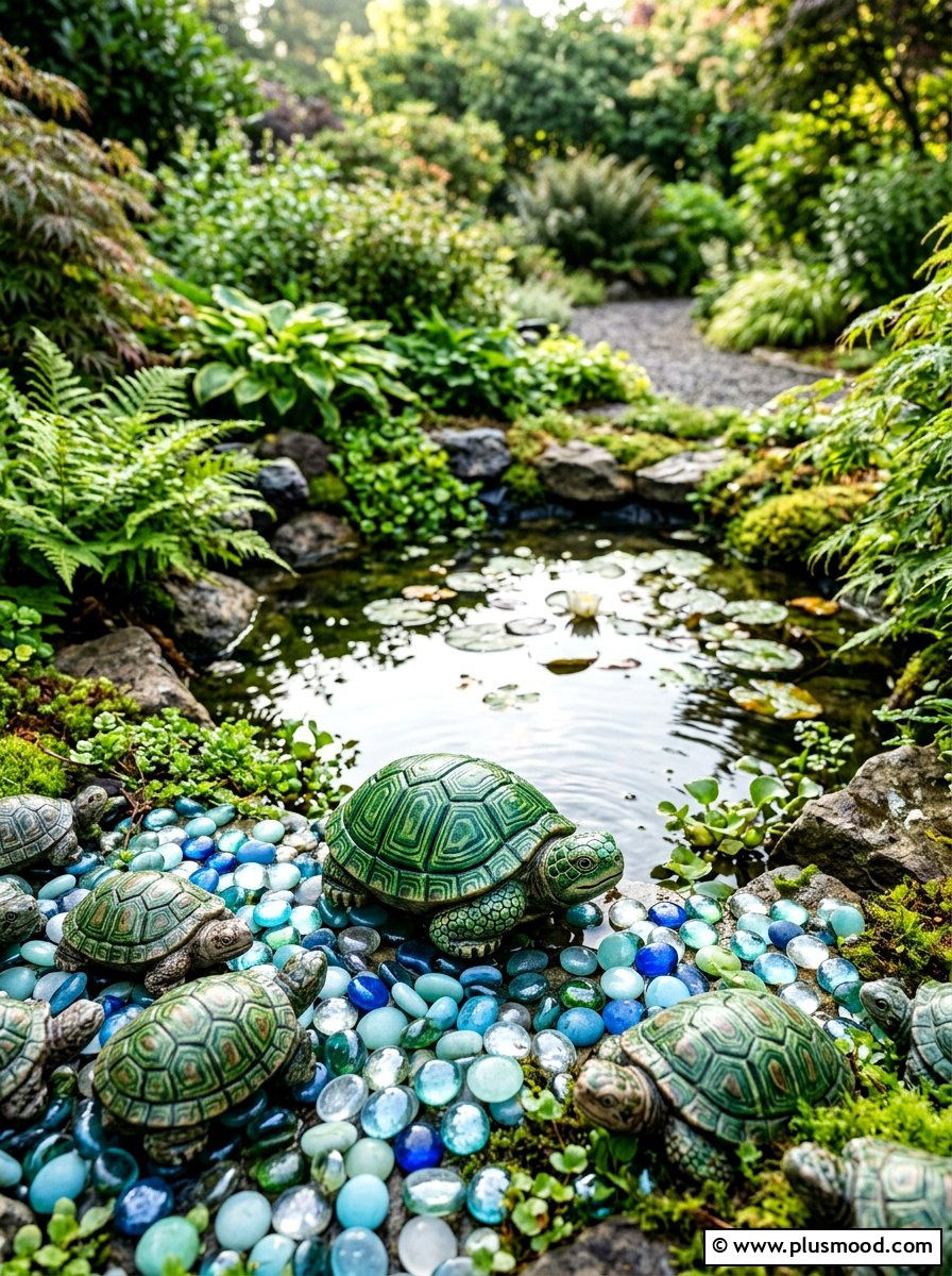 Turtle Rock - 25 painted rock ideas for fairy garden