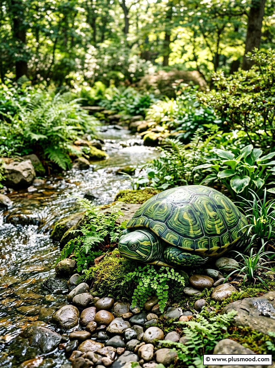 Turtle Stone Painting - 25 painted rock ideas for garden