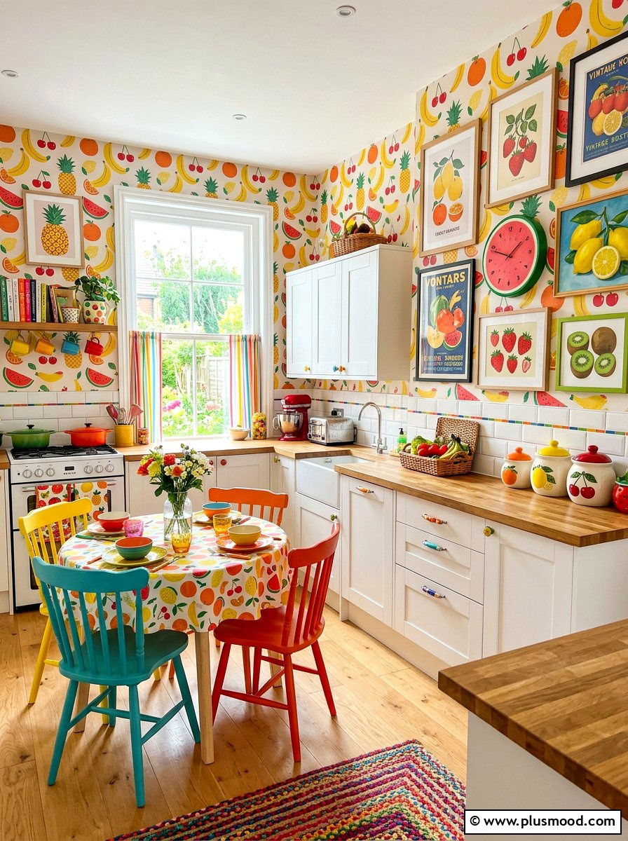 Tutti frutti kitchen - 25 summer fruit themed kitchen decor ideas