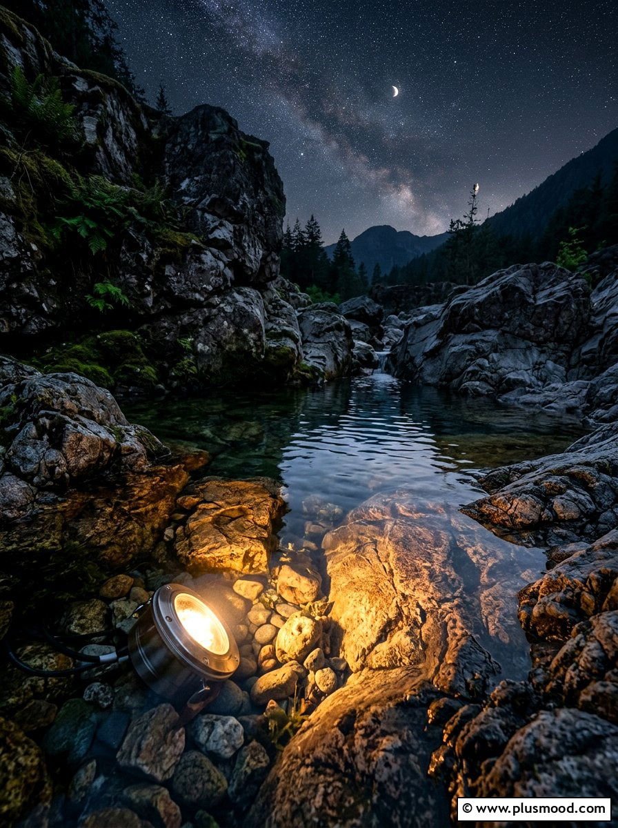 Underwater Led Light - 25 pool landscaping ideas for natural pools