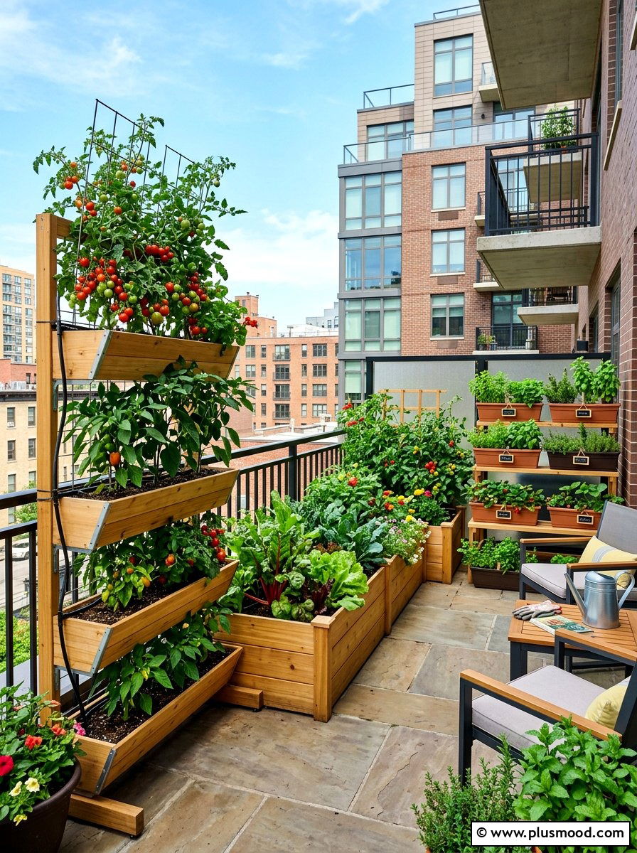 Urban Farm Apartment Patio - 25 summer apartment patio ideas