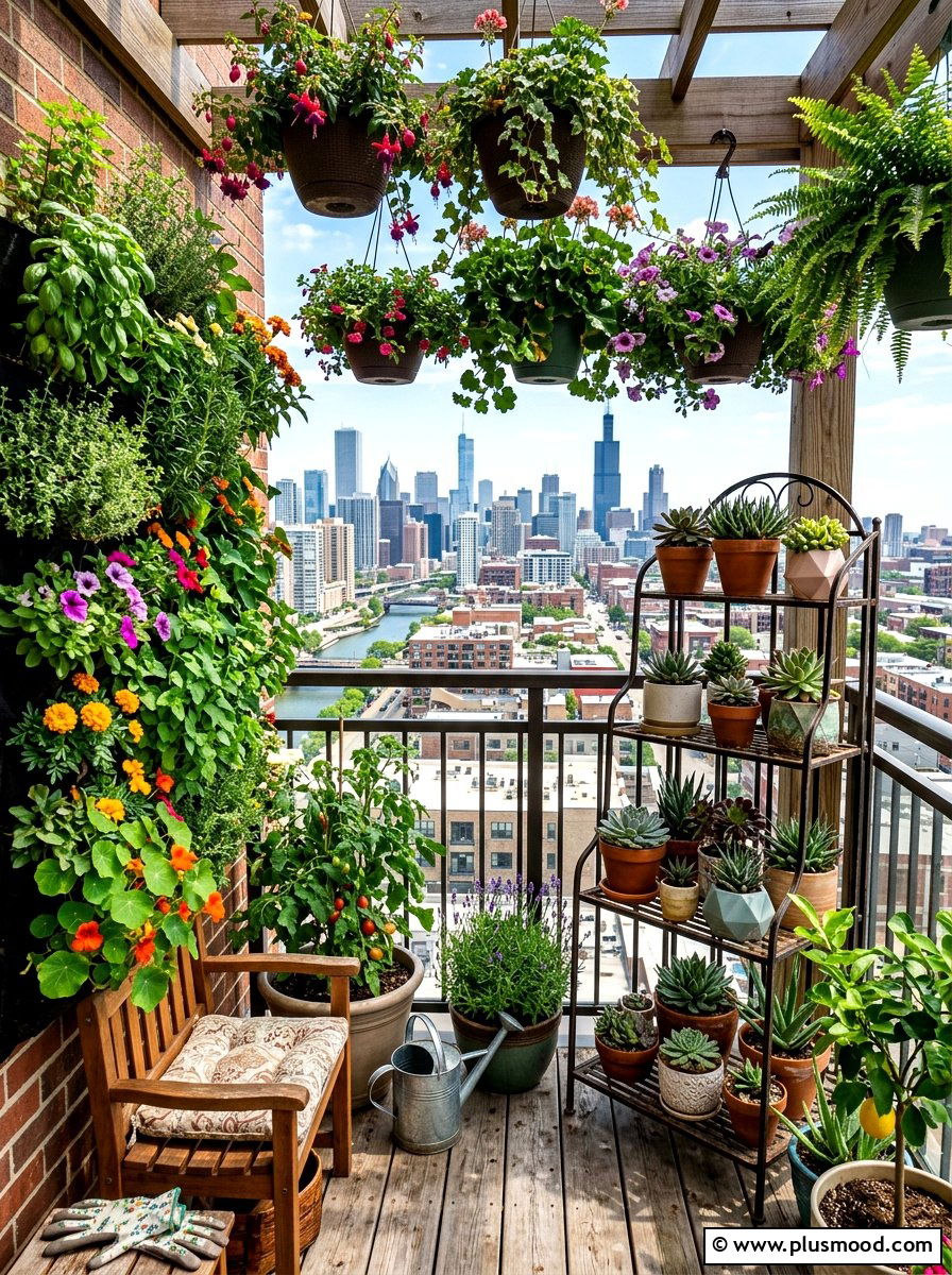 Urban Porch Garden - 25 best summer porch ideas