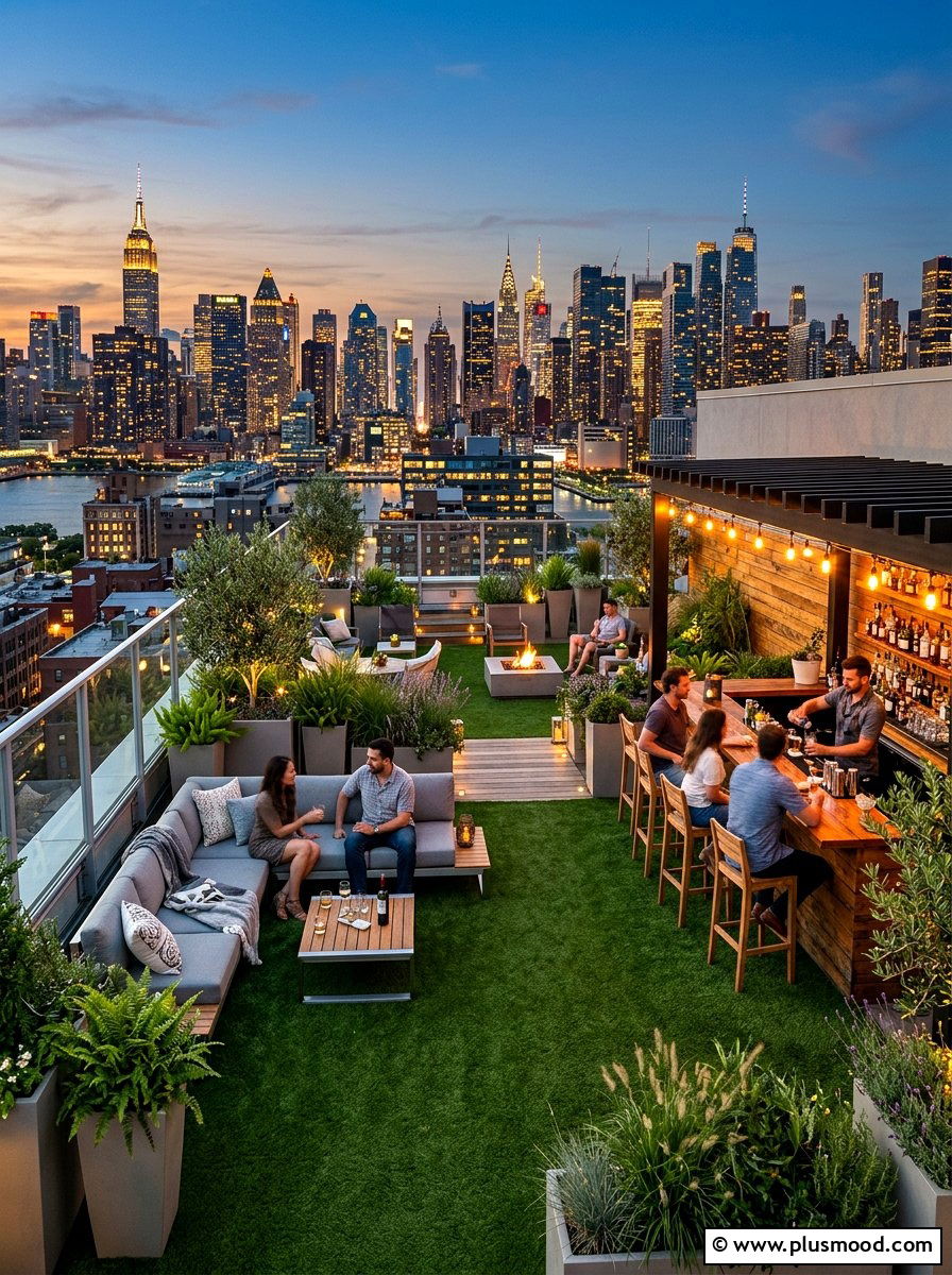 Urban Rooftop Terrace - 25 summer patio styling ideas