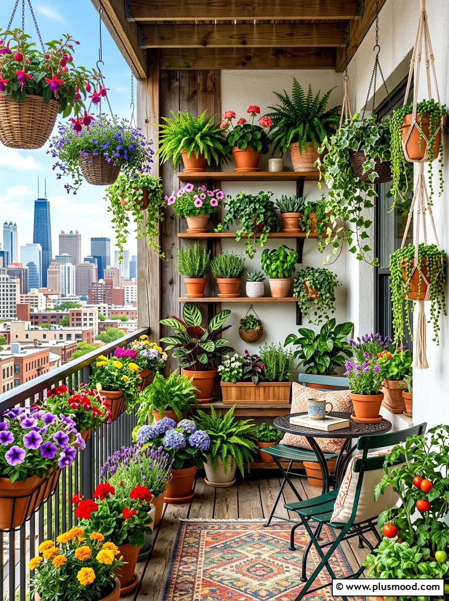 Urban Small Space Garden - 25 summer vegetable garden ideas
