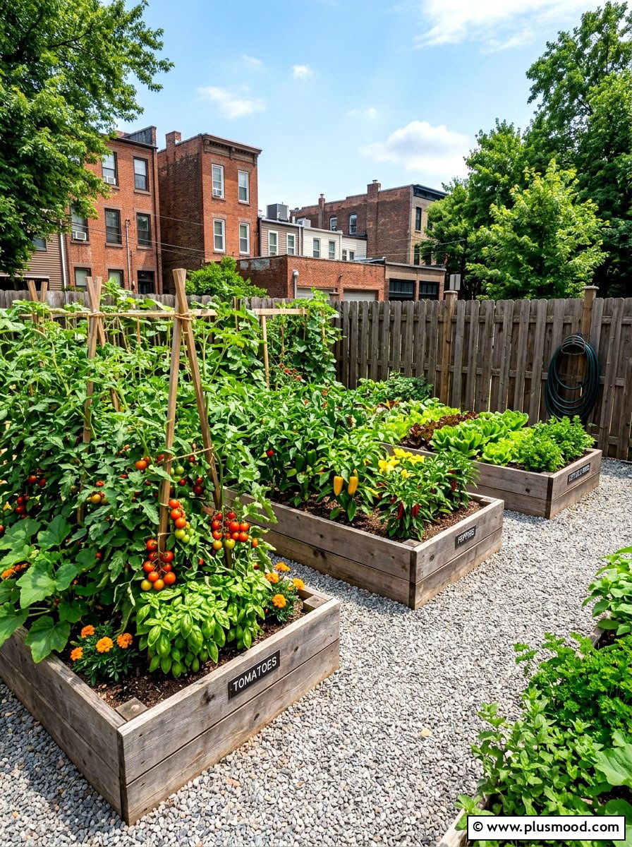 Urban Vegetable Garden - 25 fresh summer garden styling ideas