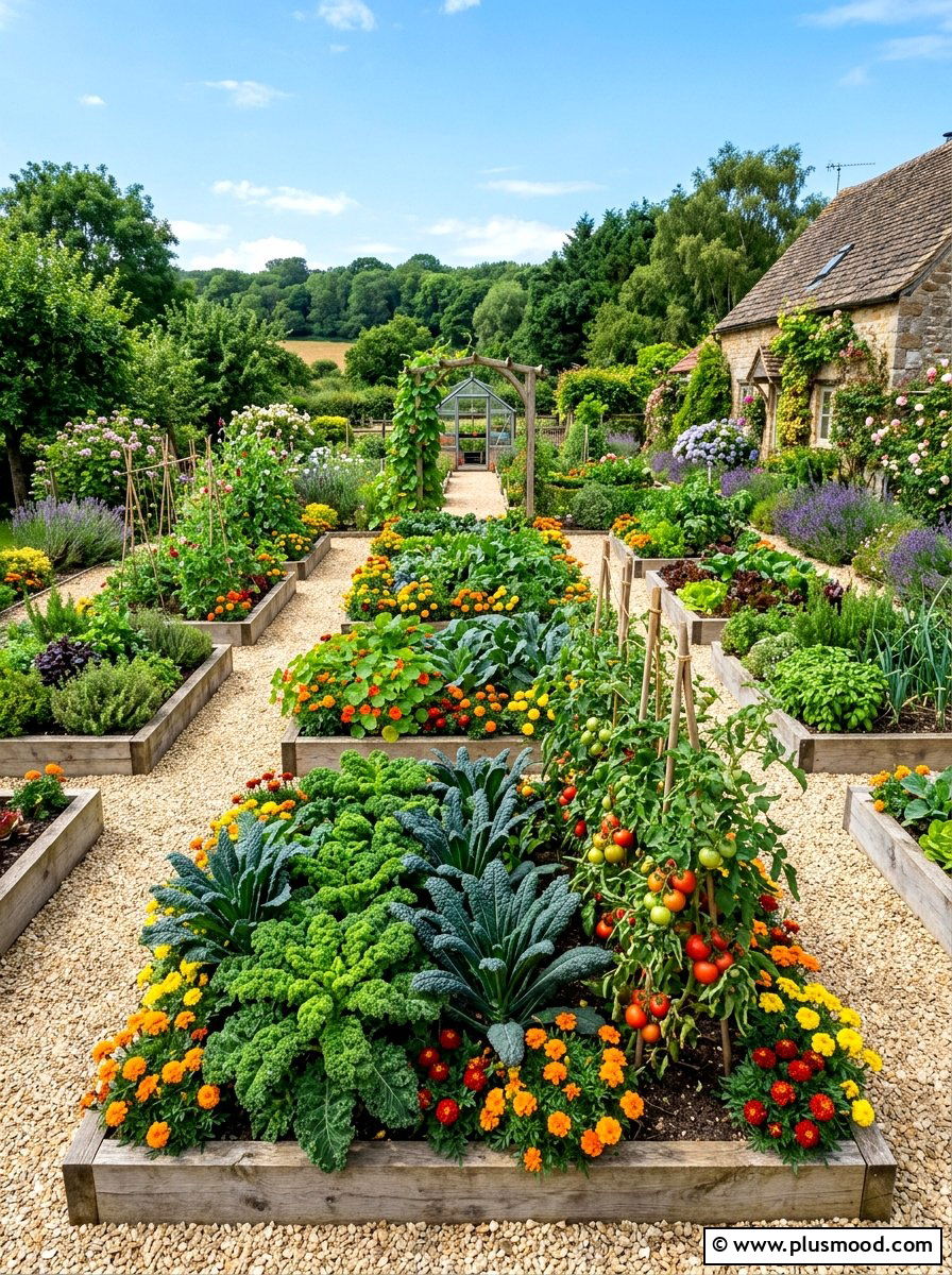 Vegetable Kitchen Garden - 25 summer English garden ideas