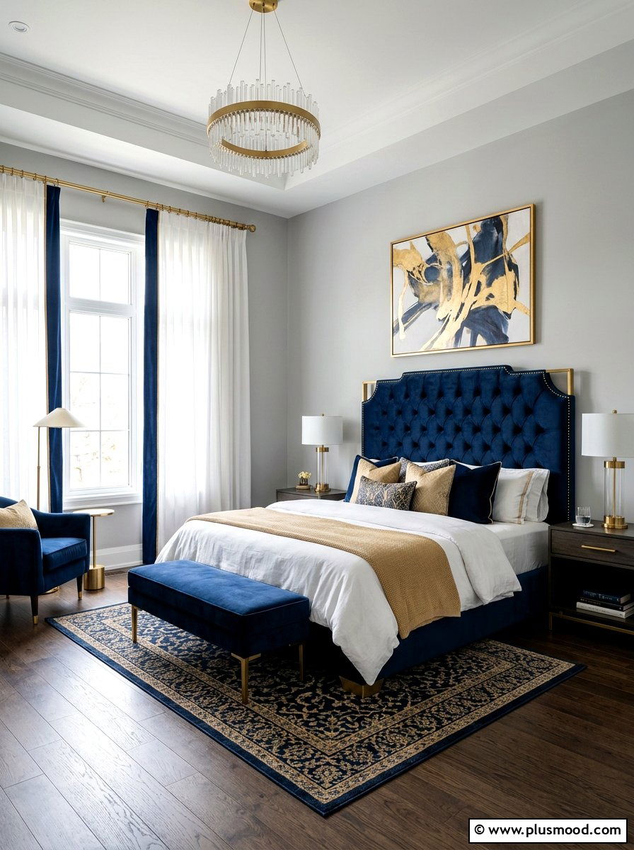 Velvet Trim Sheers - 25 summer breezy window treatment ideas