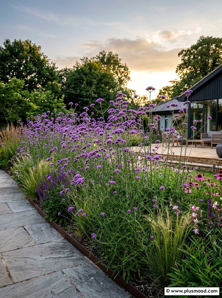 Verbena bonariensis bed - 25 late summer flower bed ideas
