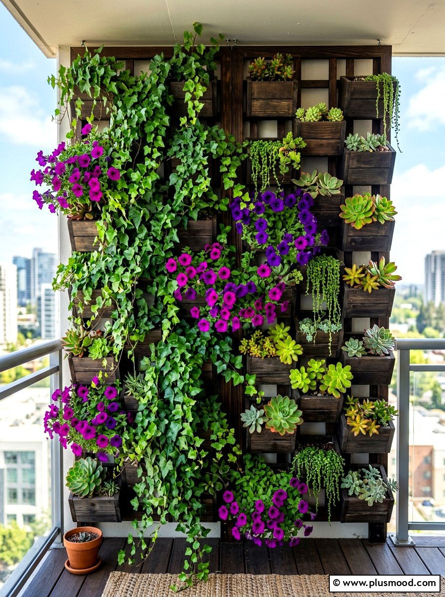 Vertical Balcony Garden Wall