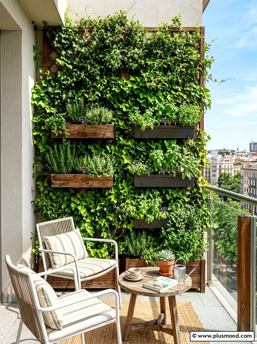 Vertical Balcony Garden - 25 summer balcony makeover ideas