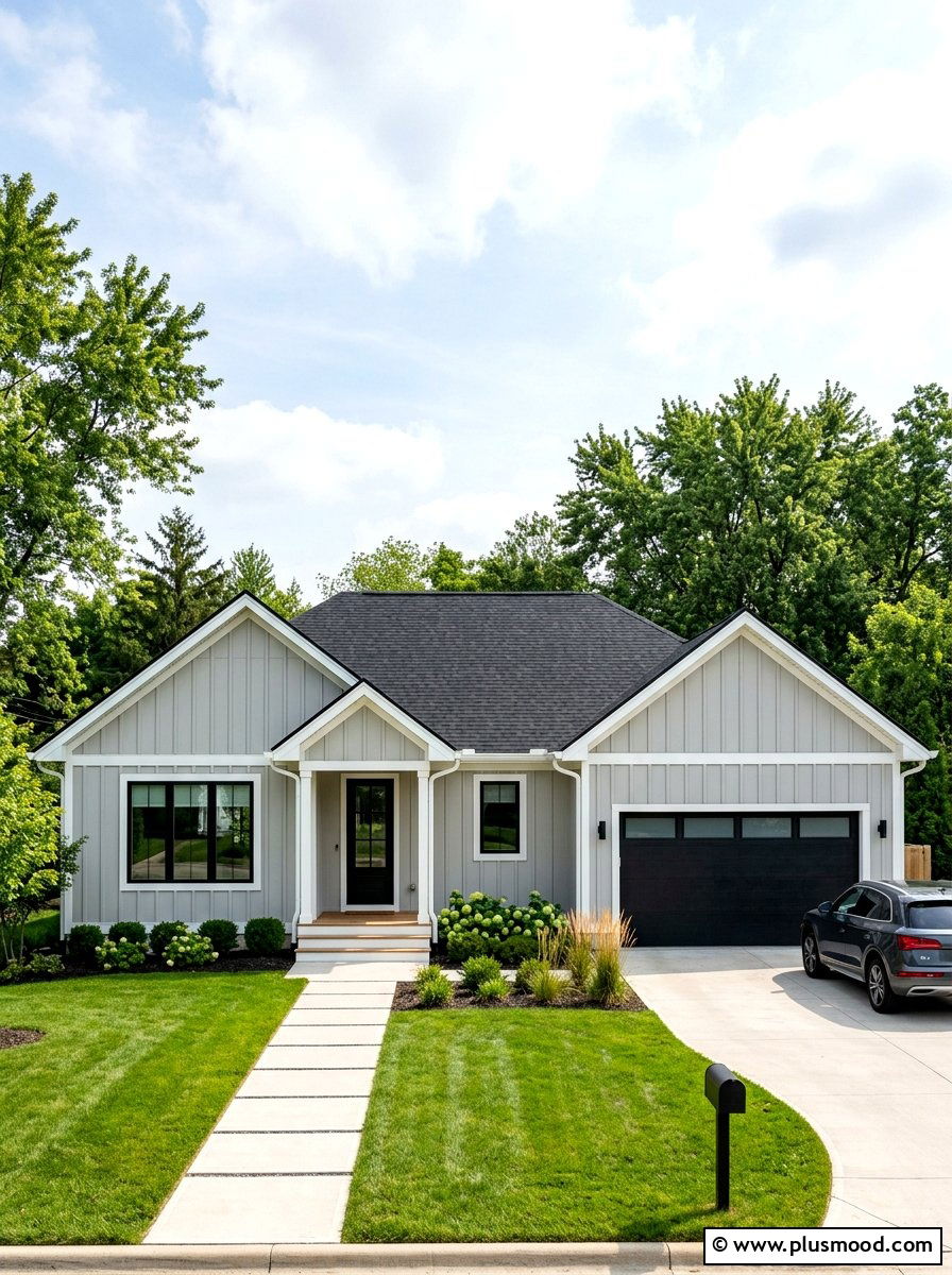 Vertical Board Batten - 25 summer ranch house curb appeal ideas