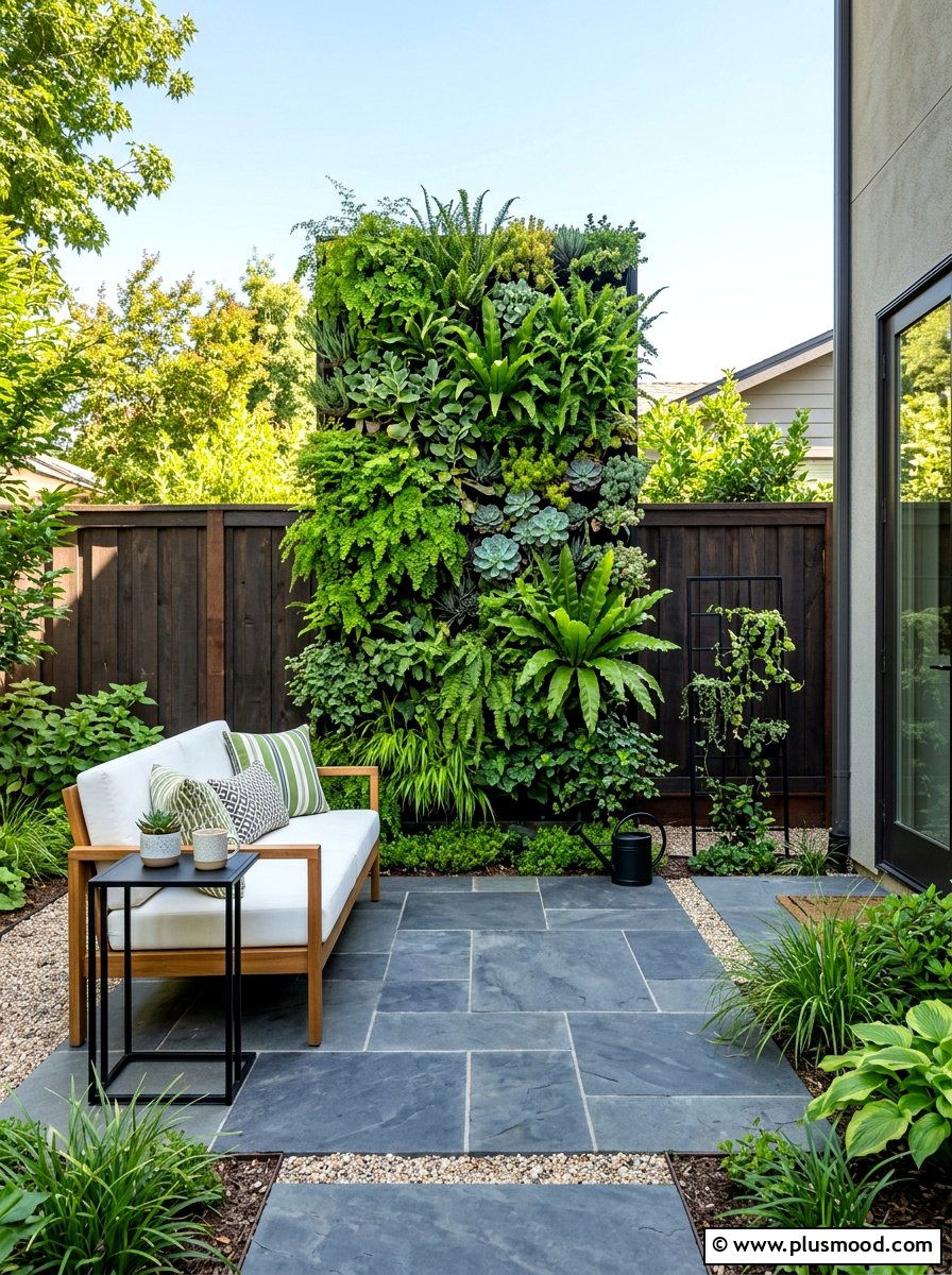 Vertical Garden - 25 summer backyard ideas for small yards