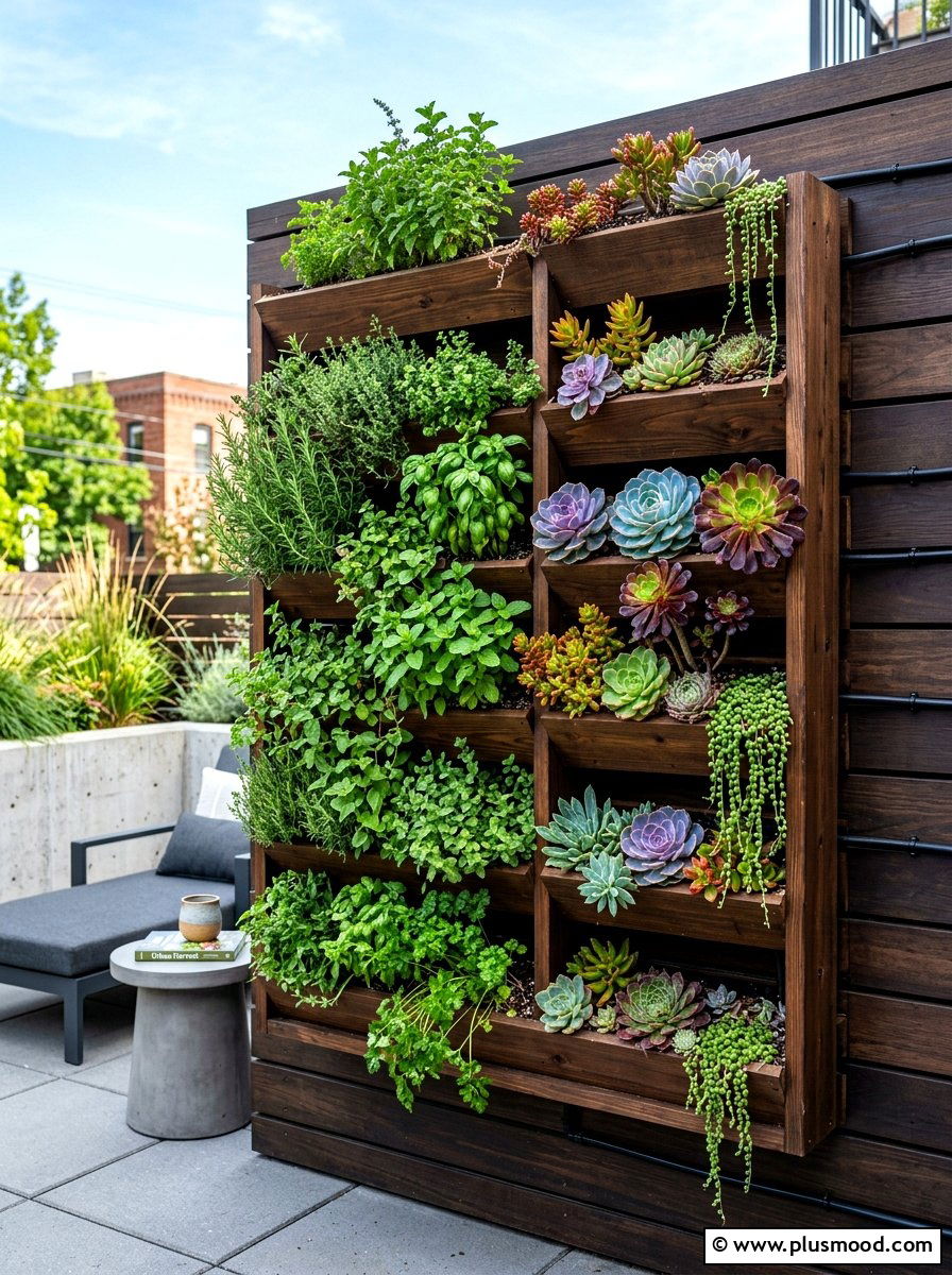 Vertical Garden - 25 summer backyard landscaping ideas