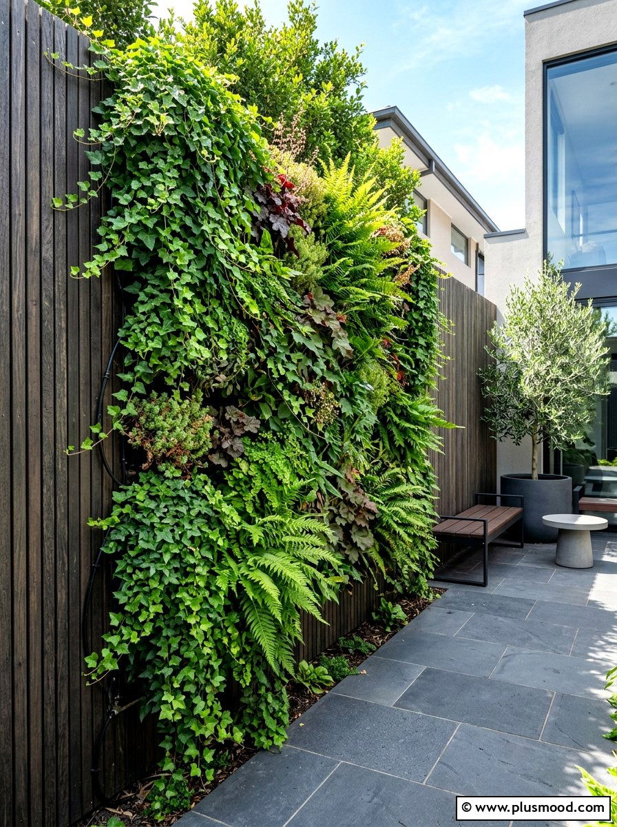 Vertical Garden - 25 summer small courtyard ideas