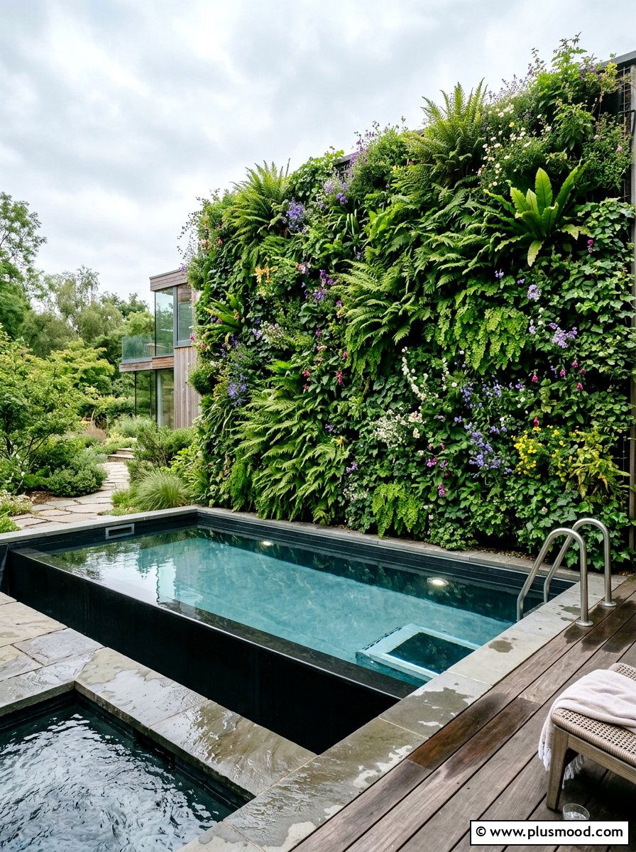 Vertical Garden For Endless Pool - 25 pool landscaping ideas for endless pools