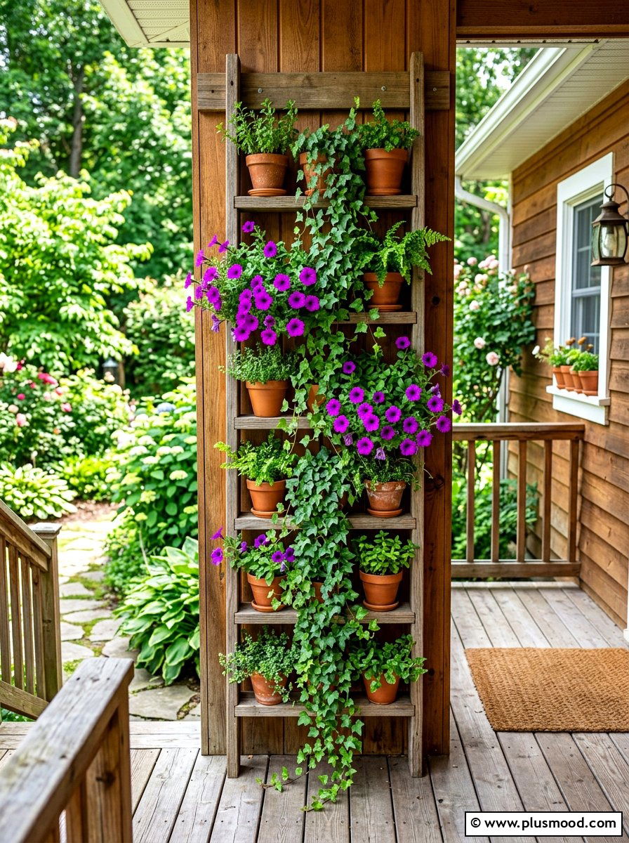 Vertical Garden Porch - 25 summer porch ideas for small spaces