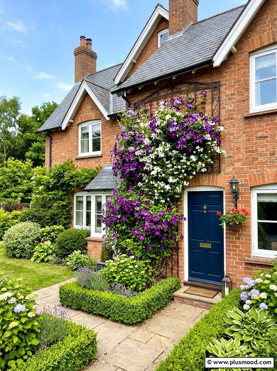 Vertical Garden Trellis - 25 summer front yard garden ideas