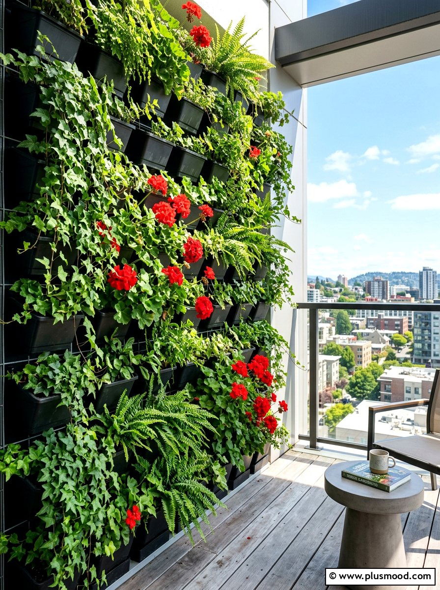 Vertical Garden Wall - 25 summer balcony wall decor ideas