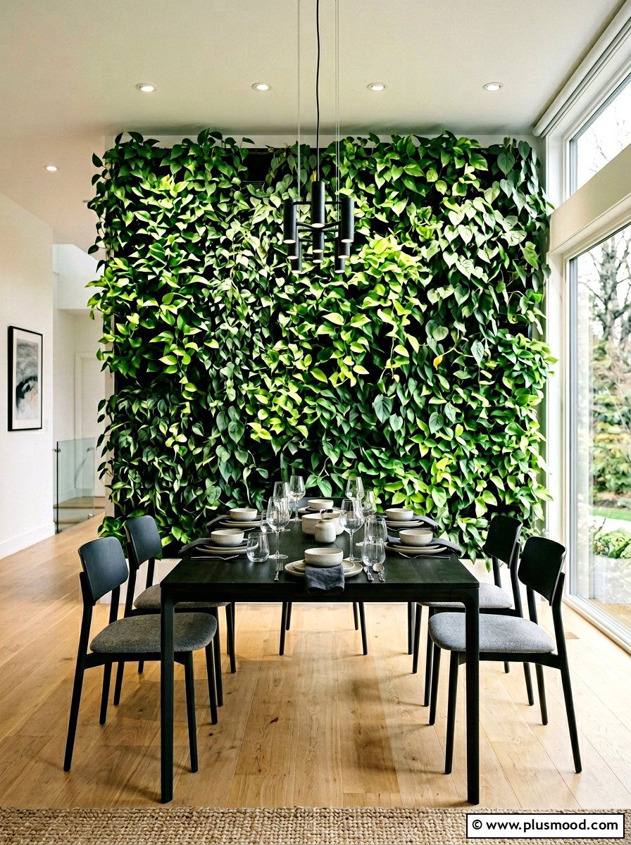Vertical Garden Wall - 25 summer botanical decor ideas