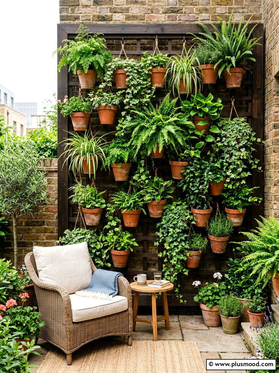 Vertical Garden Wall - 25 summer easy landscaping ideas