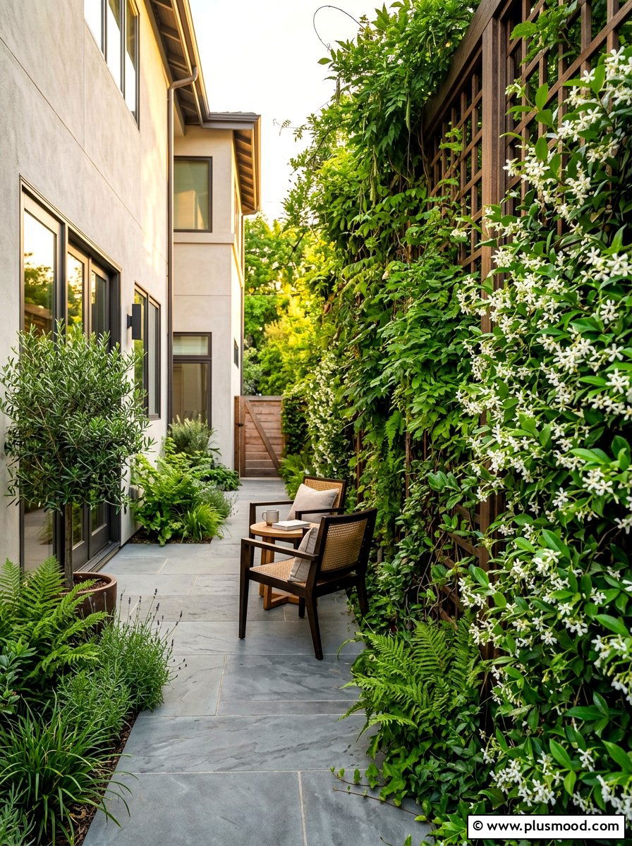 Vertical Garden Wall - 25 summer narrow patio ideas