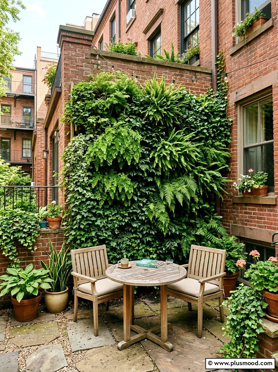 Vertical Garden Wall - 25 summer patio ideas for hot weather